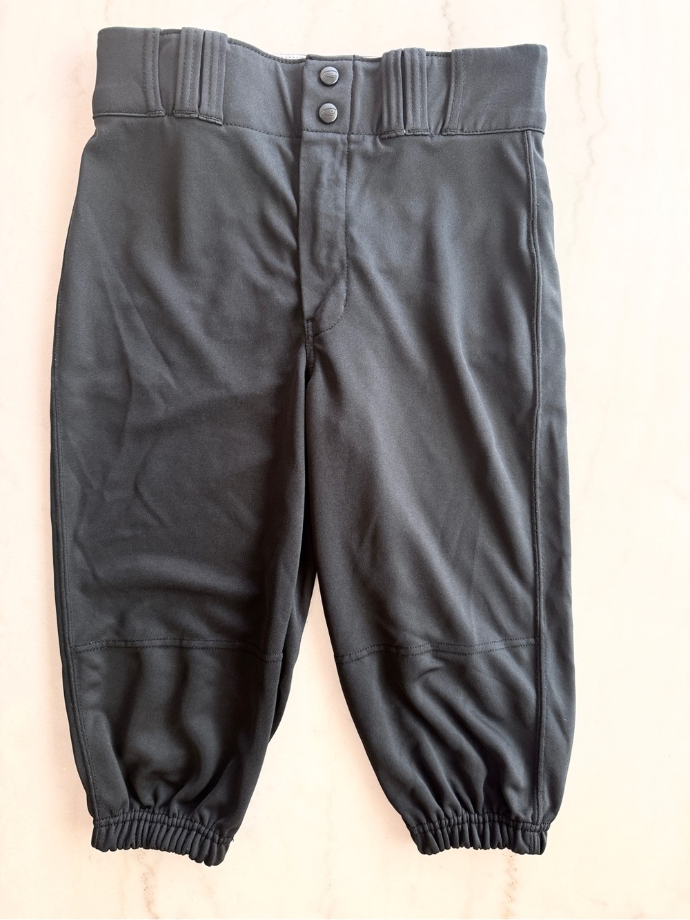 Kids Black Baseball Knickers